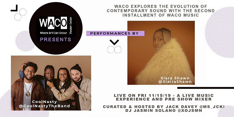 Correction Title" WACO Explores the Evolution of Contemporary Sound With The Second Installment of WACO Music"